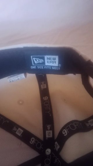 Gorra New Era 9Forty LA Blanca y Negra