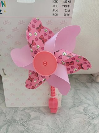 Canasta y Molinillo Bicicleta Infantil Rosa