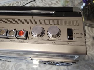 Radiocassette Sharp GF-5050 Plata