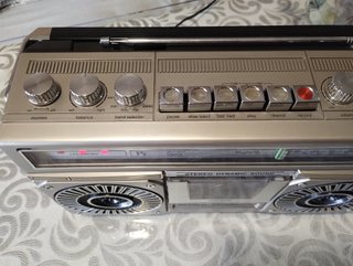 Radiocassette Sharp GF-5050 Plata