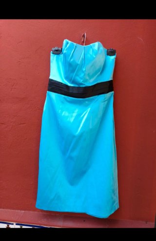 Vestido azul El Corte Inglés Talla 44