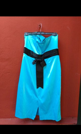 Vestido azul El Corte Inglés Talla 44