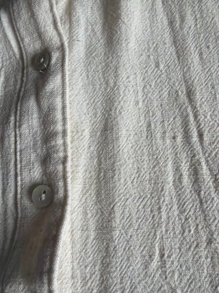 Camisa Lino Beige Lefties Talla M
