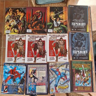 Lote 13 primeros números  El Reino salvaje Conan