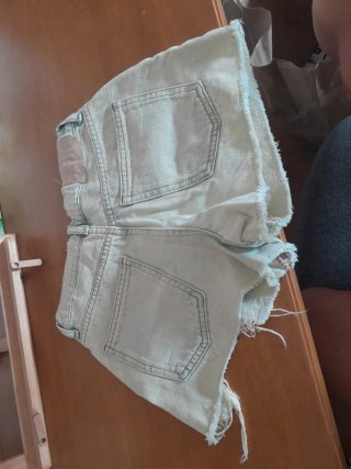 Vaqueros cortos niña talla 10