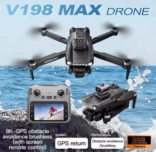 Dron V198 MAX 8K GPS - Sensor Obstaculos