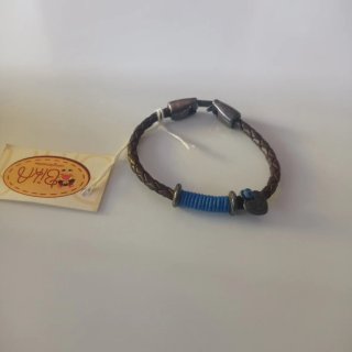Pulsera artesanal cuero