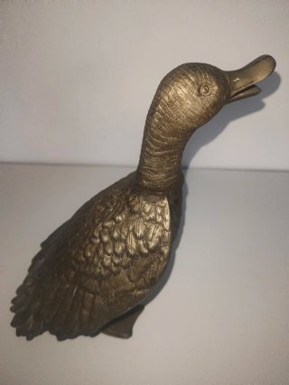 Pato de Bronce Vintage Grande