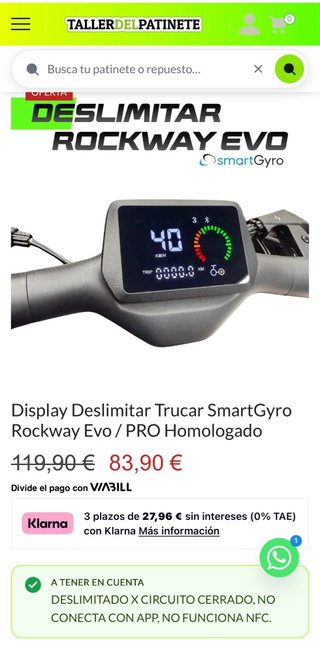 Patinete Smartgyro Rockway evo