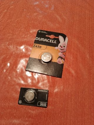 Pilas Botón Duracell CR2032 y CR2450