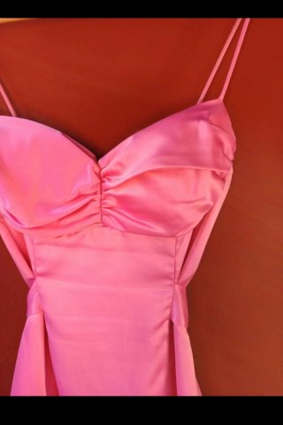 Vestido Onyx largo rosa talla 38