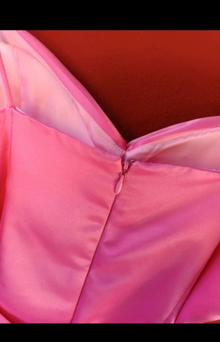 Vestido Onyx largo rosa talla 38