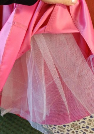 Vestido Onyx largo rosa talla 38