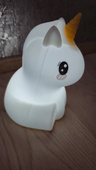 Lámpara Unicornio multicolor