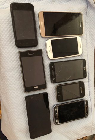 Lote 7 móviles LG y Samsung