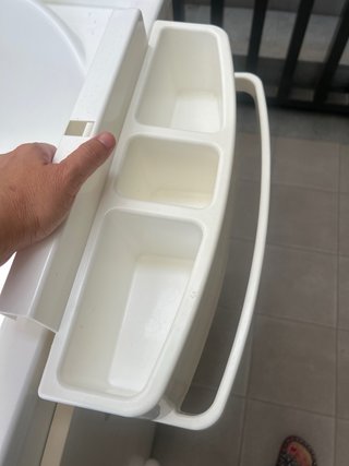 Cambiador Cómoda Blanca Mi Cuna con bañera ruedas