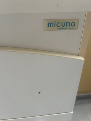 Cambiador Cómoda Blanca Mi Cuna con bañera ruedas