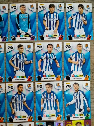 Lote cromos Real Sociedad Adrenalyn 25/26