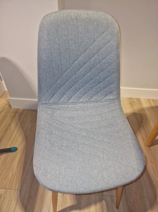 Sillas comedor JONSTRUP azul/roble