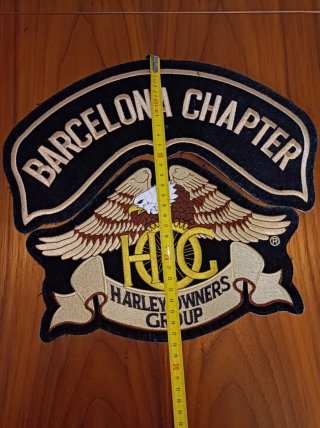 Lote 4 Parches Harley Davidson Barcelona