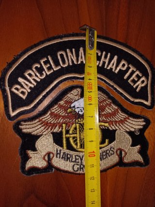 Lote 4 Parches Harley Davidson Barcelona