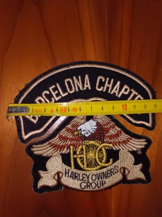 Lote 4 Parches Harley Davidson Barcelona