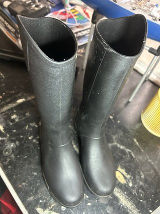 Botas de agua negras talla 33