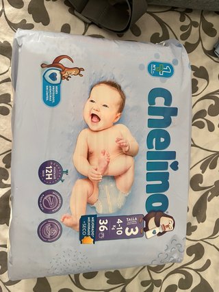 Pañales Chelino Talla 3 (4-10 Kg)