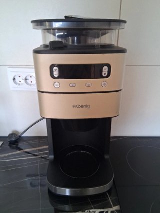 Cafetera H.Koenig Dorada