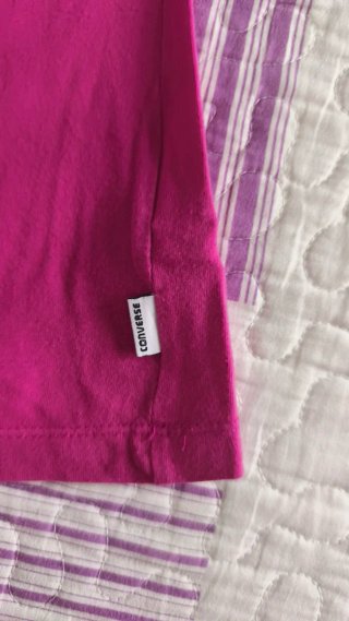 Camiseta Converse Rosa Logo Estrella