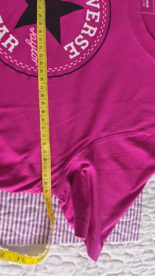 Camiseta Converse Rosa Logo Estrella
