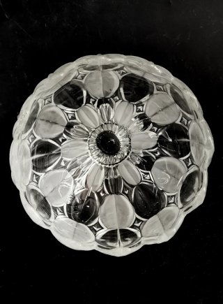 Centro tulipán de cristal esmerilado Bohemia Glass