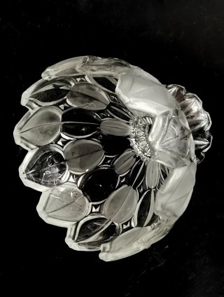 Centro tulipán de cristal esmerilado Bohemia Glass