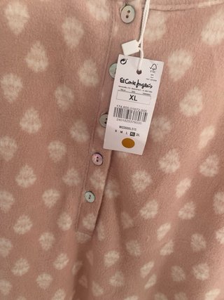 Camisón/Bata/Pijama rosa con estampado