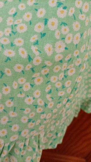 Vestido Zara flores margaritas talla XL