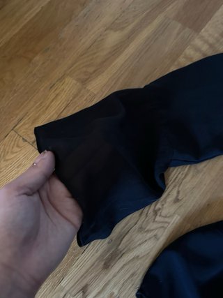 Blusa Zara Negra Manga Campana Talla XS