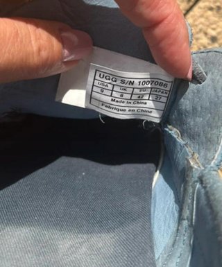 Nauticos ante azul UGG suela Vibram