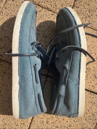 Nauticos ante azul UGG suela Vibram