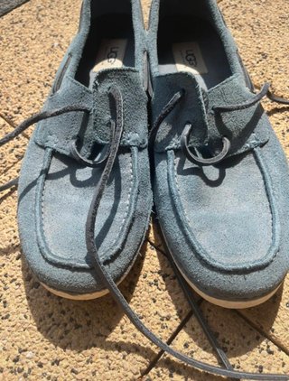 Nauticos ante azul UGG suela Vibram