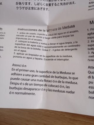 Lámpara de medusas