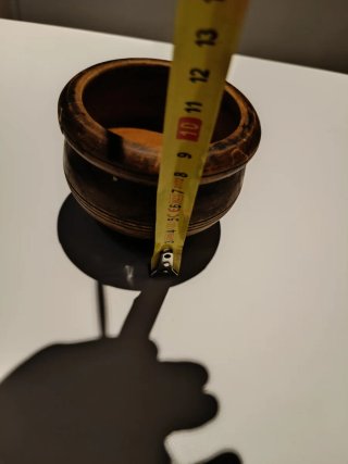 Almirez vintage de madera