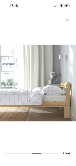 Cama NUEVA en caja - individual Neiden Ikea madera