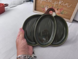 Platos de cerámica otoño