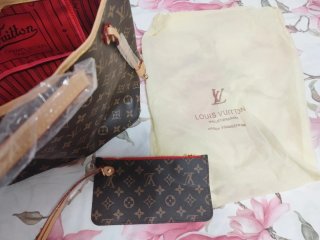 Bolso Louis Vuitton Marrón y Rojo