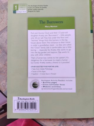 The Borrowers Libro lectura Inglés 1 ESO
