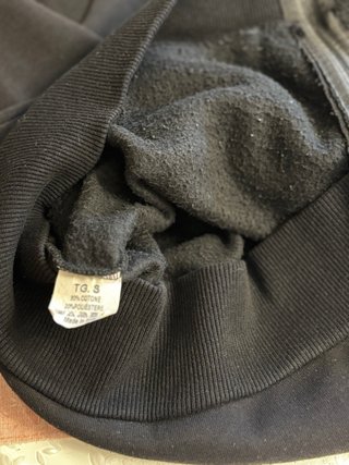 Felpa Emporio Armani con cappuccio nera