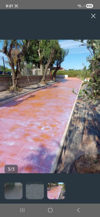Hormigón impreso y fratasado