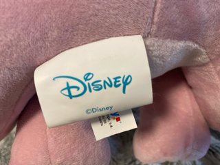 Peluche Angel Stitch Rosa con Sonido