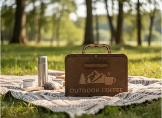 Estación de café portátil Camper / Maletín Camping