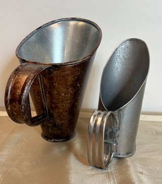 Par Jarras Medición Metálicas